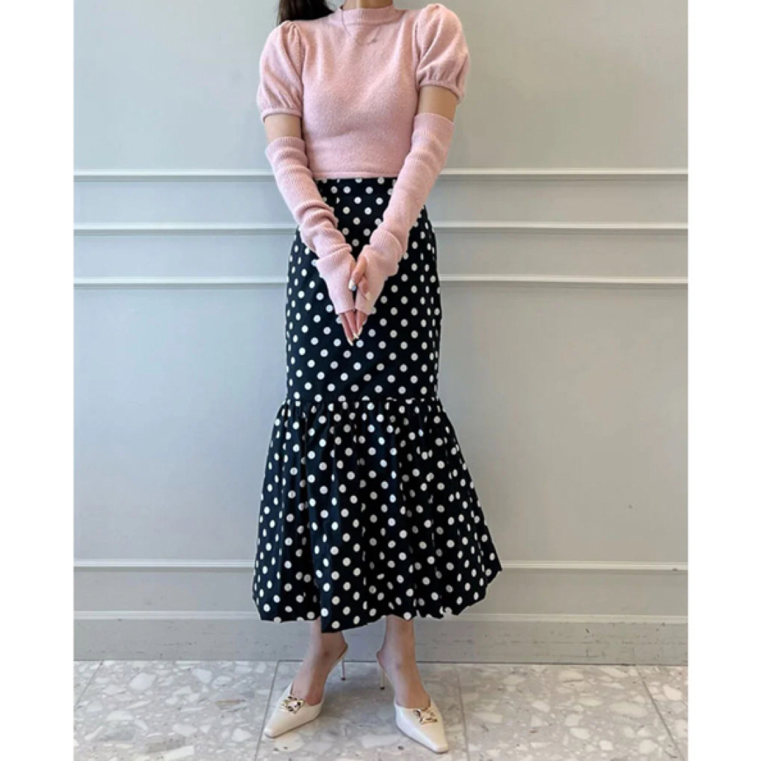美品】 eimy istoire バルーンドットマーメイドスカート