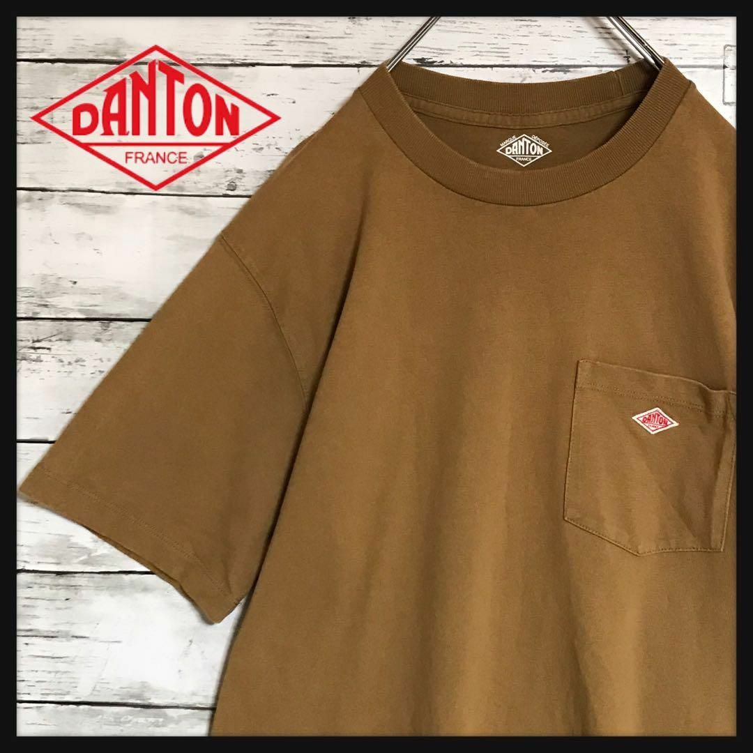 DANTON(ダントン)の【肉厚】ダントン ロゴワッペン付きTシャツ　人気カラー　K559 メンズのトップス(Tシャツ/カットソー(半袖/袖なし))の商品写真