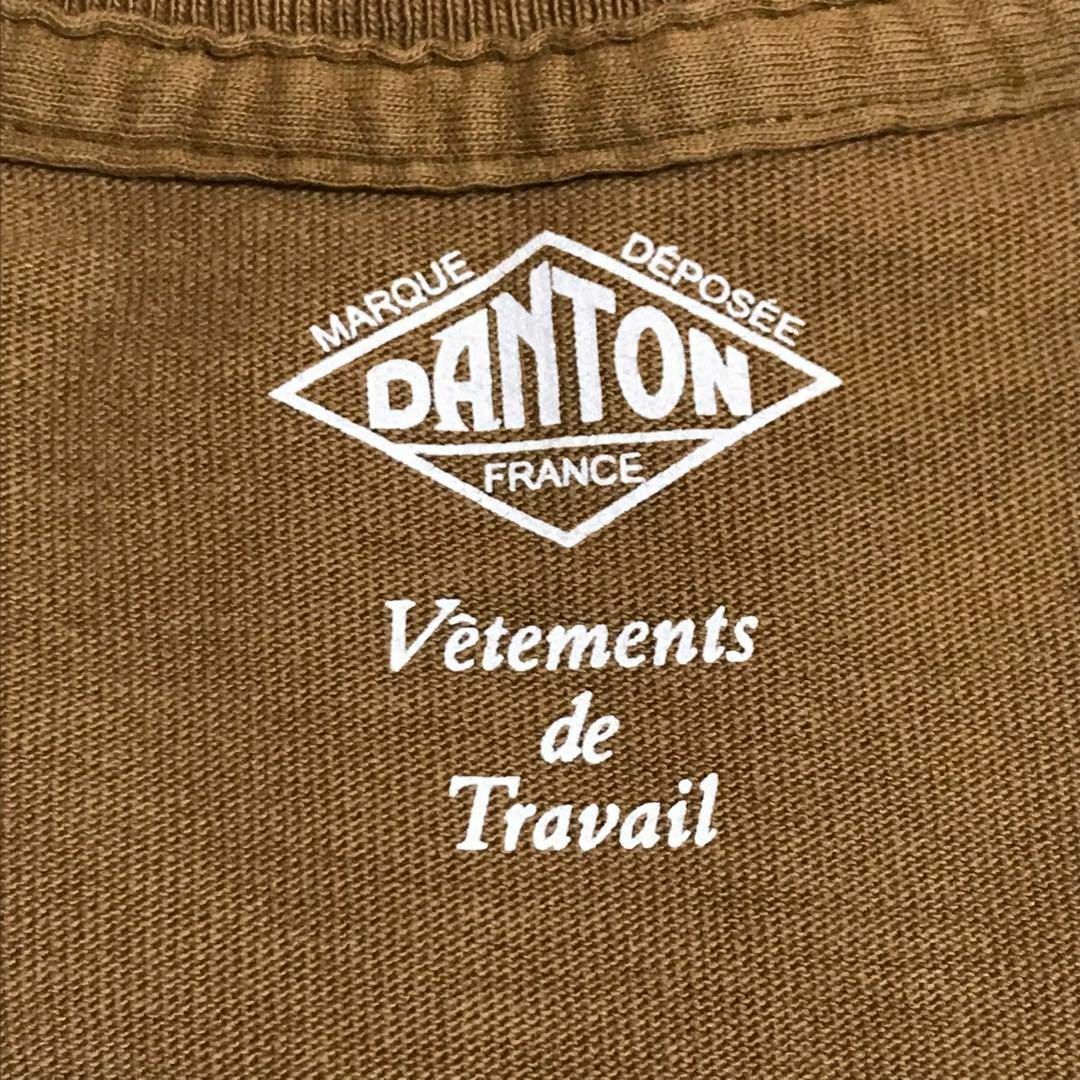 DANTON(ダントン)の【肉厚】ダントン ロゴワッペン付きTシャツ　人気カラー　K559 メンズのトップス(Tシャツ/カットソー(半袖/袖なし))の商品写真