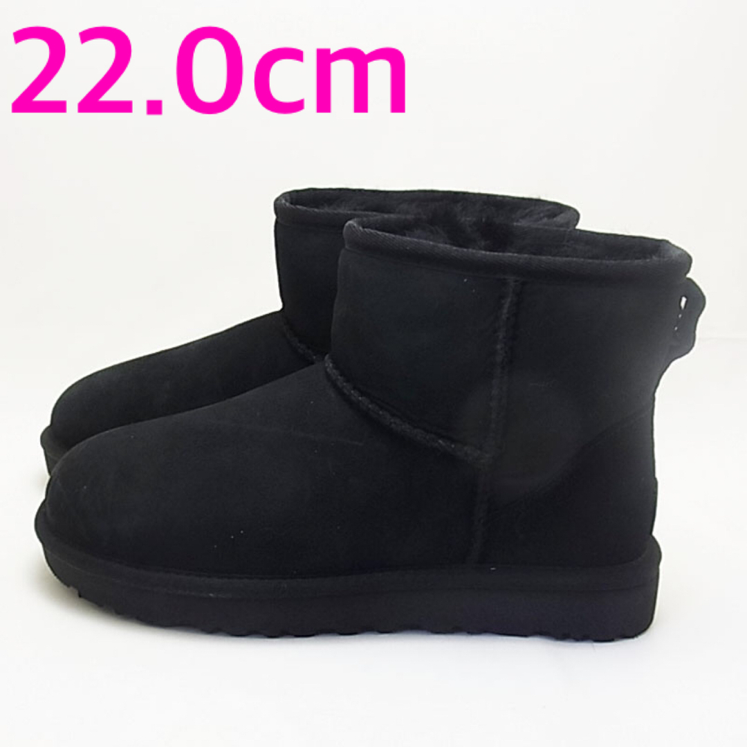 新品UGG レディースブーツ CLASSIS MINI Ⅱ ブラック22.0cm-