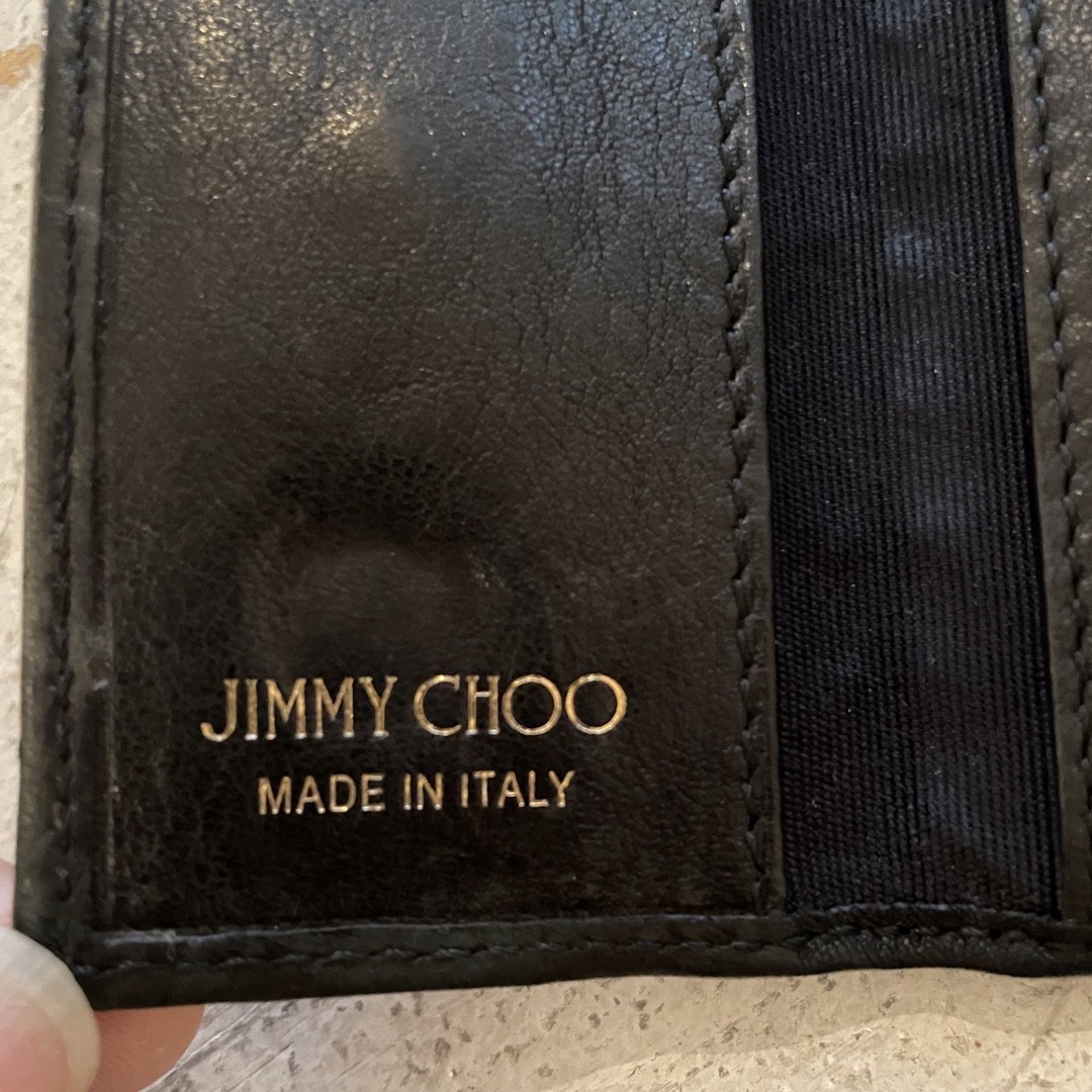 JIMMY CHOO(ジミーチュウ)の【再値下げ】JIMMY CHOO ジミーチュウ  キーケース ブラック 男女兼用 レディースのファッション小物(キーケース)の商品写真