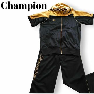 champion チャンピオン スウェット 上下ジャージ 魔裟斗モデル L