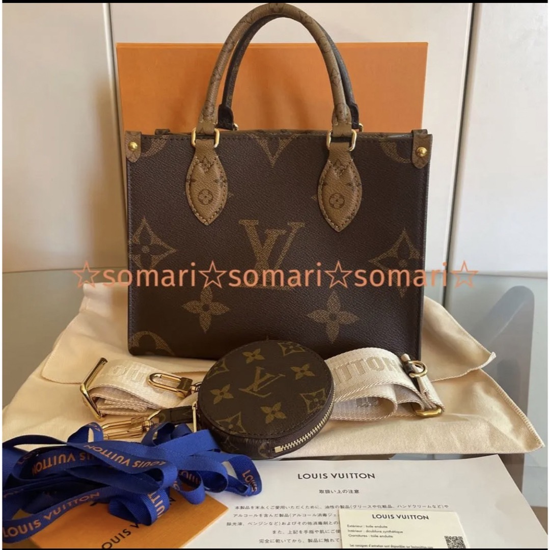 LOUIS VUITTON - 【新品未使用】ルイヴィトン☆オンザゴーPM☆付属品