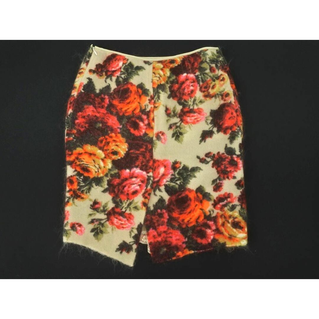 Paul Smith(ポールスミス)のPaul Smith ポールスミス モヘヤ混 花柄 タイト スカート size40/ベージュ  ◇■ レディース レディースのスカート(ミニスカート)の商品写真