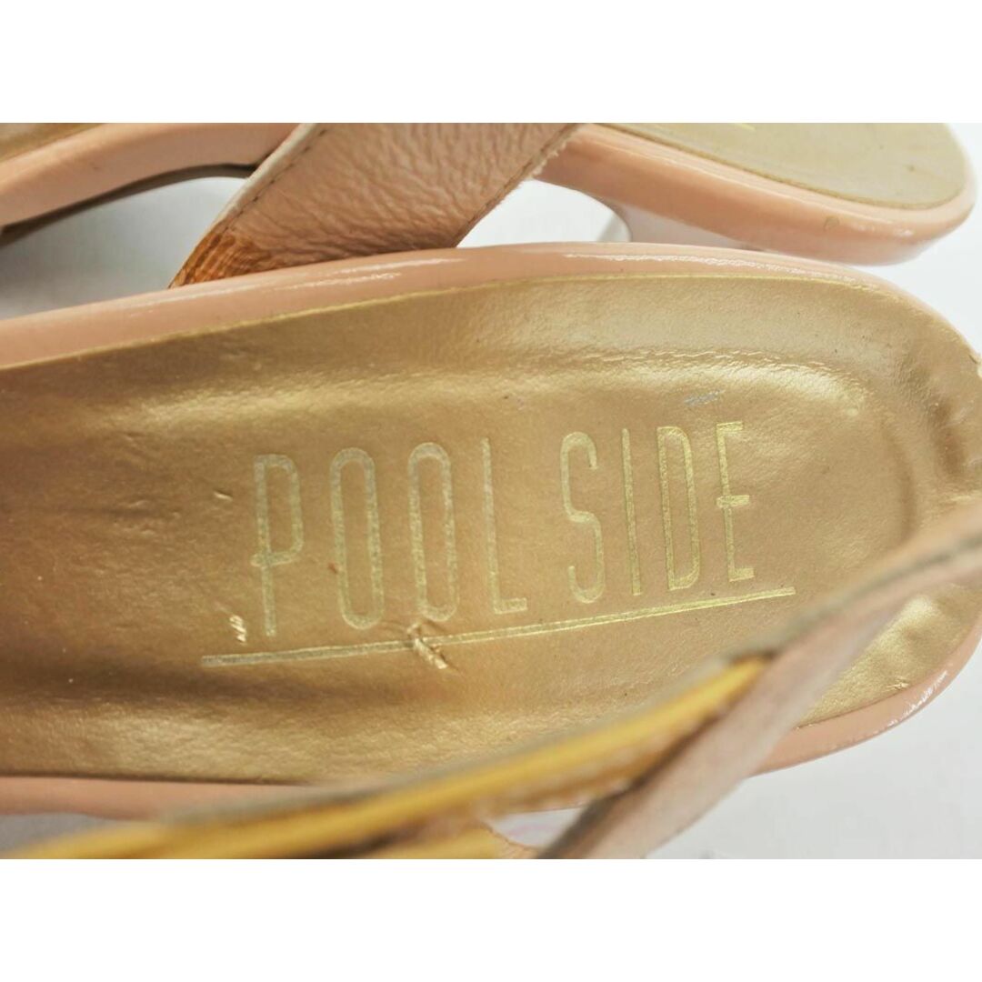 POOL SIDE(プールサイド)のPOOL SIDE プールサイド フラワーモチーフ サンダル size23ｃｍ/ピンク ■◆ レディース レディースの靴/シューズ(サンダル)の商品写真