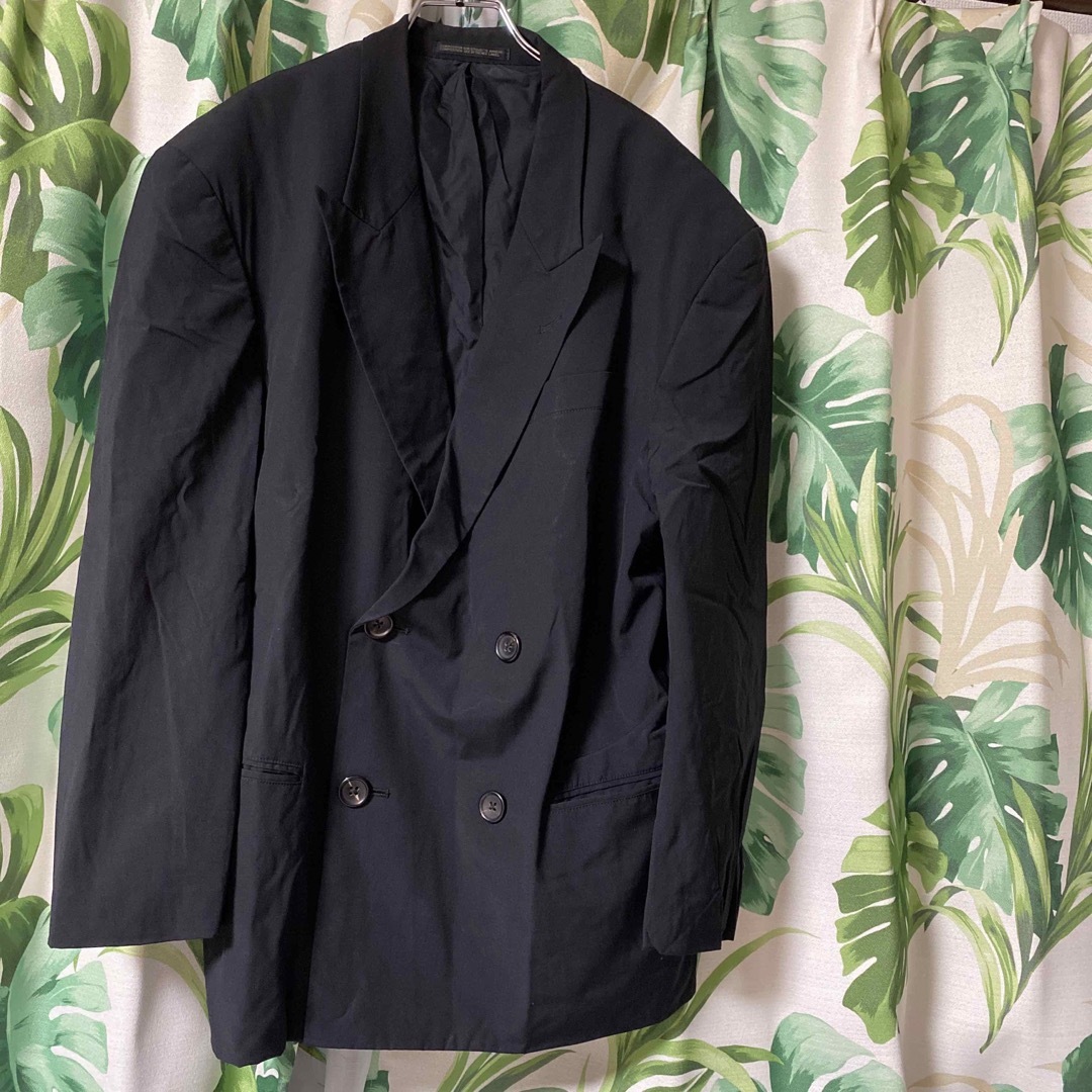 ヨウジヤマモト pour homme ボックス型ダブルジャケット