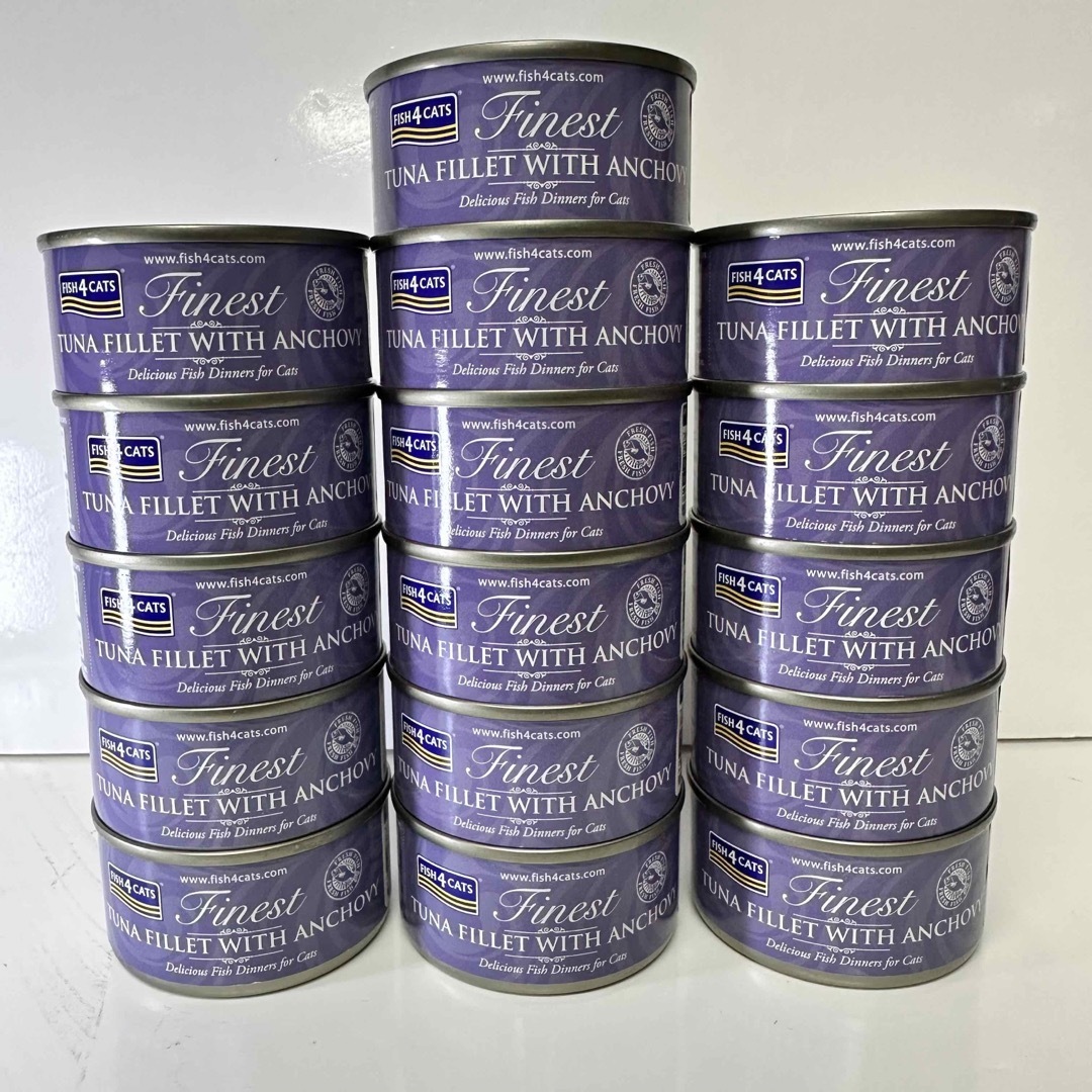 フィッシュ4キャット 「ツナ＆アンチョビ」 70g缶 全猫種・全年齢対応ウェット