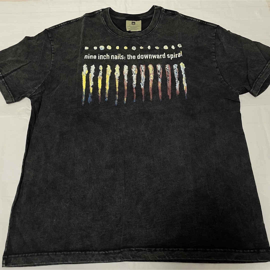 【新品】NINE INCH NAILS ヴィンテージ加工　Tシャツ L メンズのトップス(Tシャツ/カットソー(半袖/袖なし))の商品写真