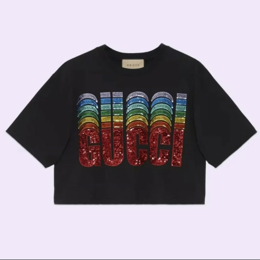 グッチ　クロップド丈Tシャツ