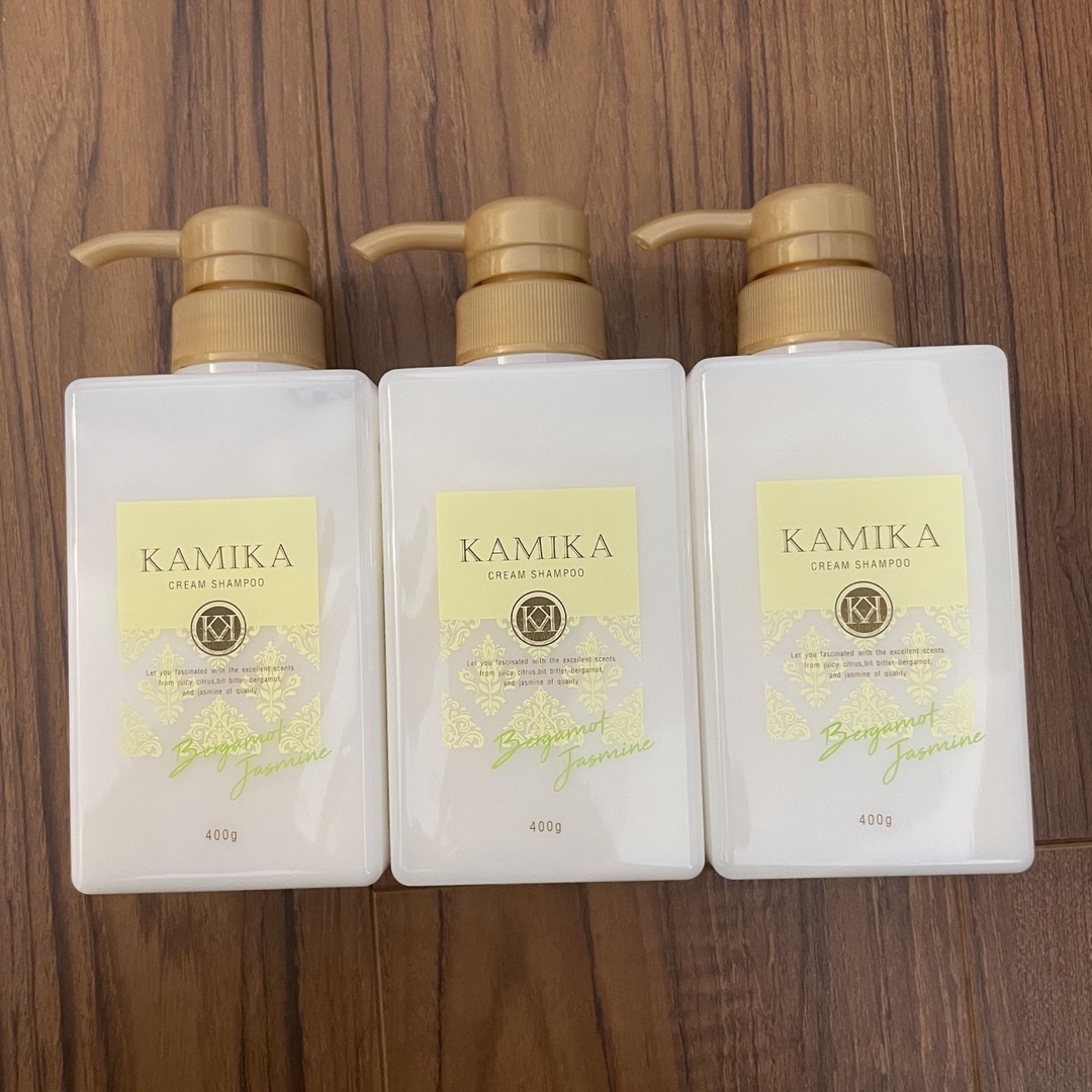 KAMIKA(カミカ)のKAMIKA  クリームシャンプー　400g×3本 コスメ/美容のヘアケア/スタイリング(シャンプー)の商品写真