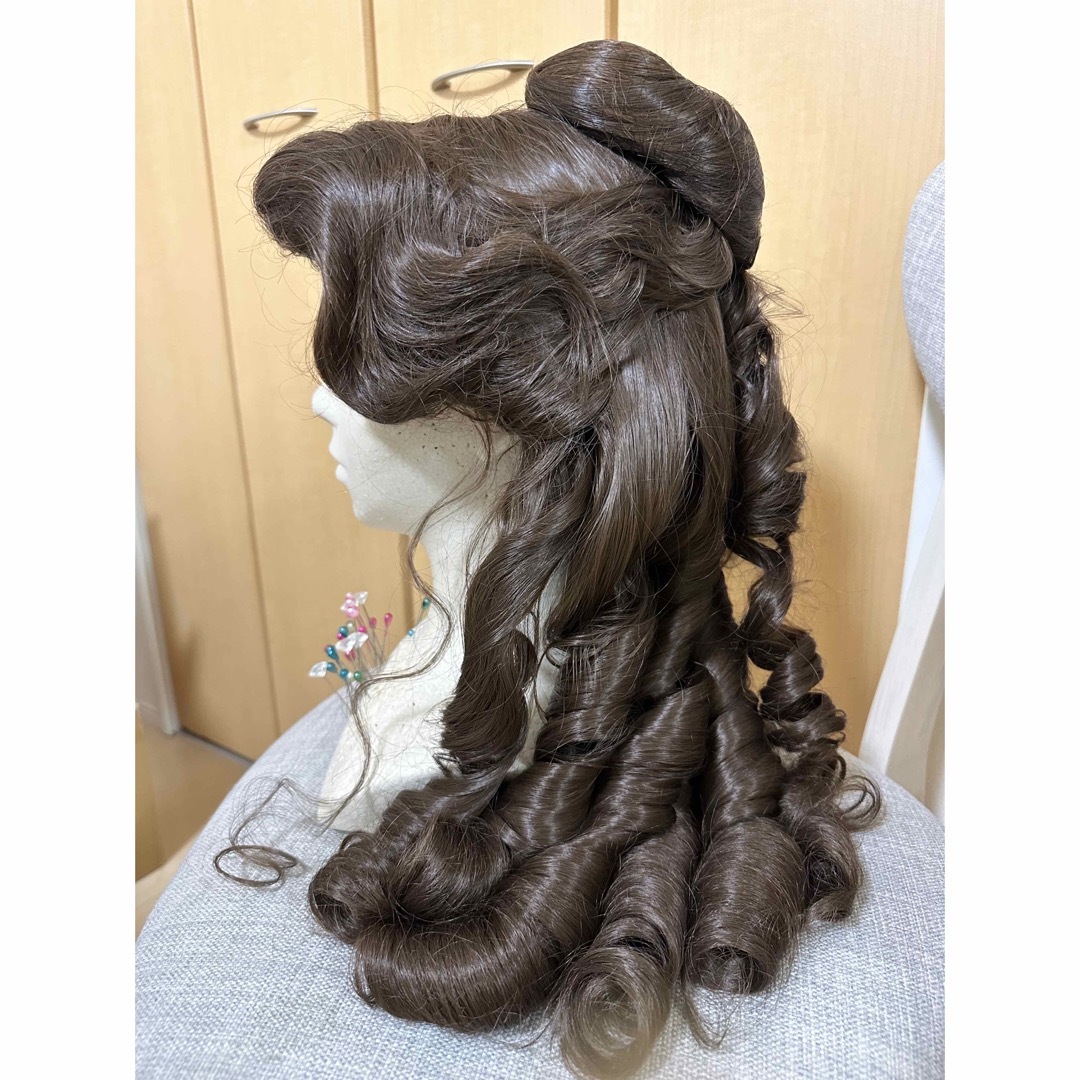 ☆製作見本☆ ドレスベルウィッグ 美女と野獣 ディズニーハロウィン Dハロ
