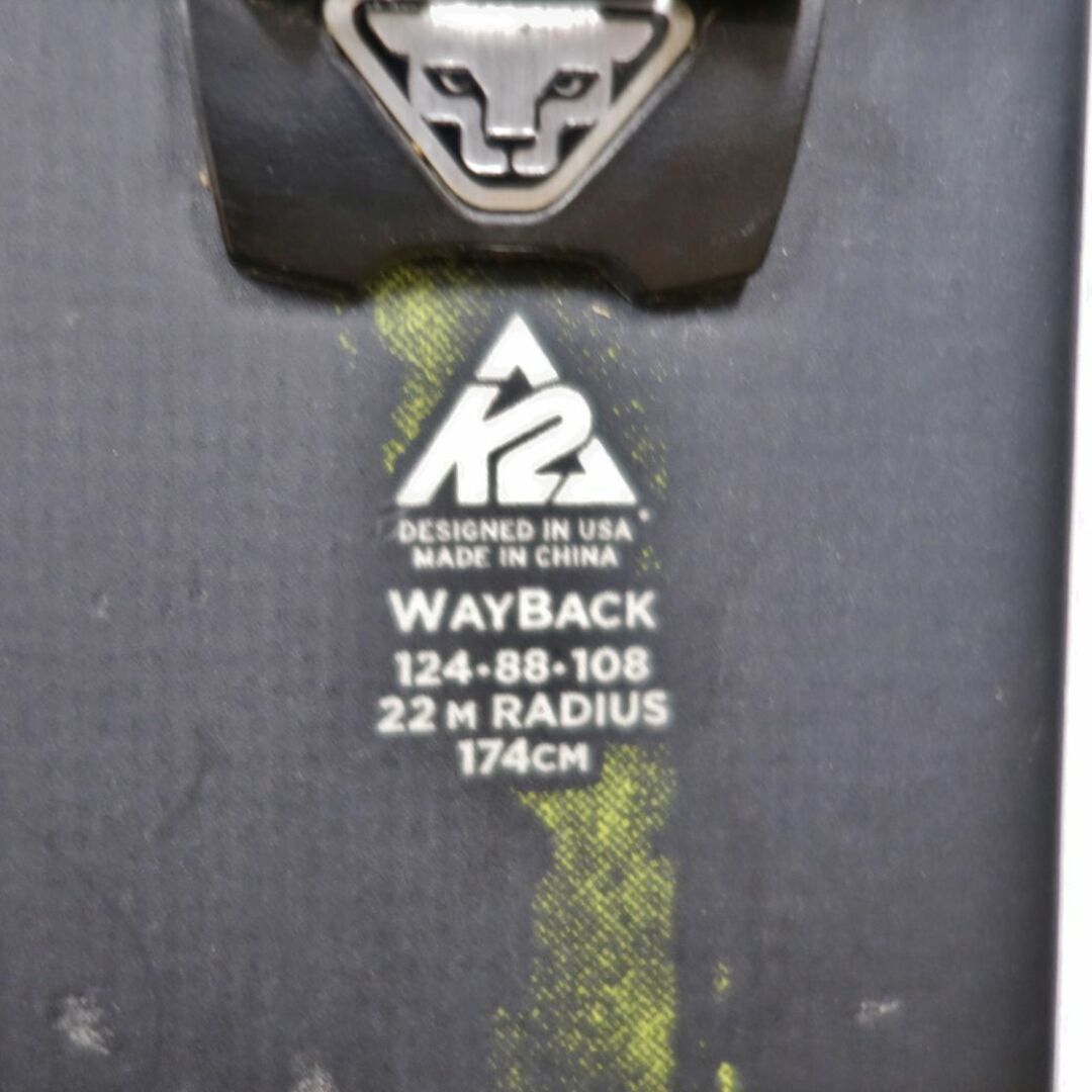 K2 - ケーツー K2 山スキー WAYBACK88 174cm ウェイバック K2 - ケーツー K2 山スキー WAYBACK88 174cm ウェイバック
