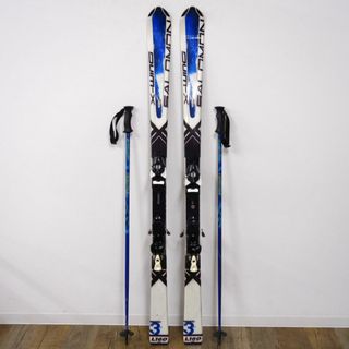 サロモン(SALOMON)のサロモン SALOMON ゲレンデ スキー X WING 3 160cm センター69mm ビンディング サロモン 610 ストック 付き 基礎スキー アウトドア(板)