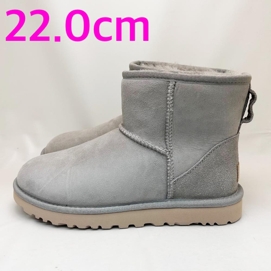 新品 UGG ブーツ CLASSIC MINI Ⅱ ライトグレー 22.0cm