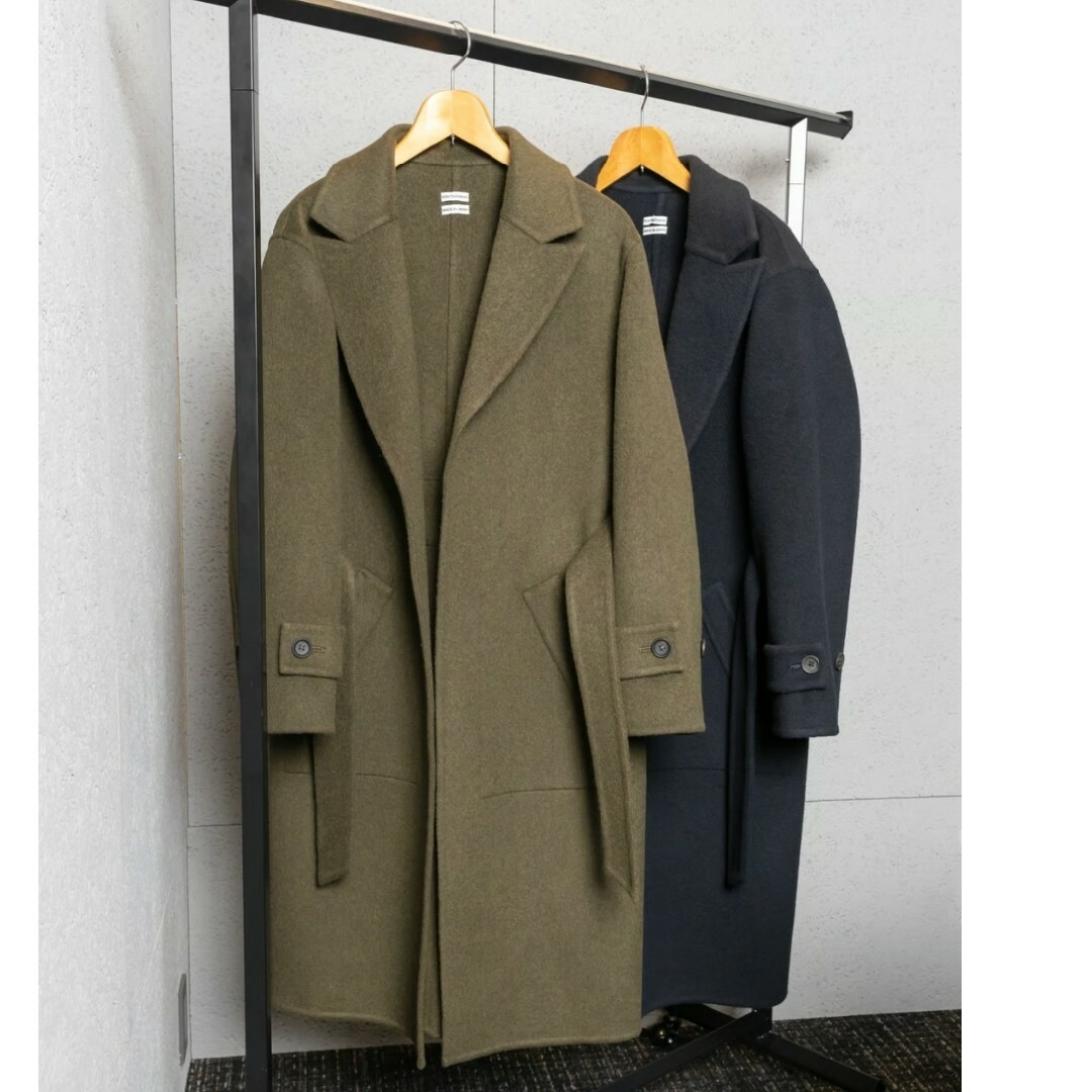 新品　ポステレガント　ウール　リバーコート レディースのジャケット/アウター(チェスターコート)の商品写真