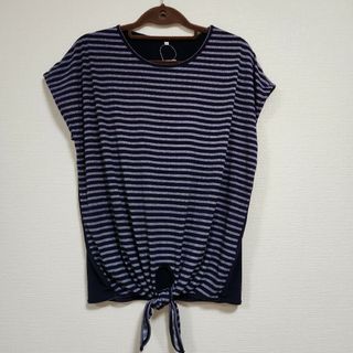 シマムラ(しまむら)のクロッシー　ボーダー　リボン　ドルマンスリーブ　てら　MUMU 　ユニクロ　GU(Tシャツ(半袖/袖なし))