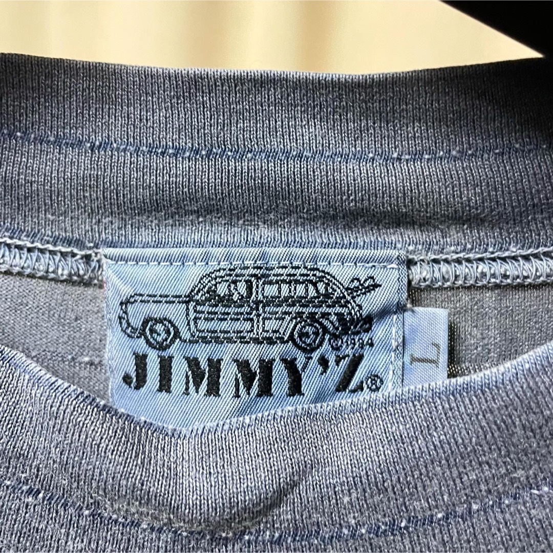 ヴィンテージ JIMMY'Z ジミーズ ボーダー 総柄 Tシャツ L