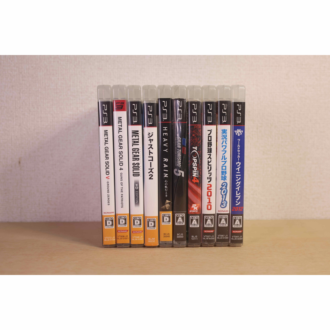 PlayStation3(プレイステーション3)のPS3+PlayStation Eye+ゲームソフト10点セット エンタメ/ホビーのゲームソフト/ゲーム機本体(家庭用ゲーム機本体)の商品写真