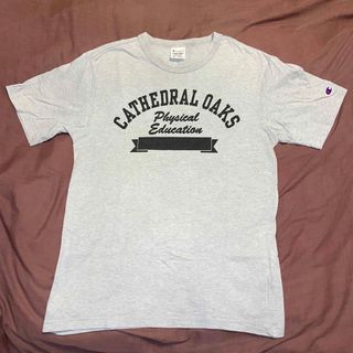 チャンピオン(Champion)のChampion チャンピオン カレッジ プリント Tシャツ グレー L(Tシャツ/カットソー(半袖/袖なし))