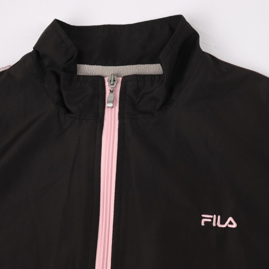 ★FILA フィラ ナイロンジャケット ウィンドブレーカー 海外品 L ブラック