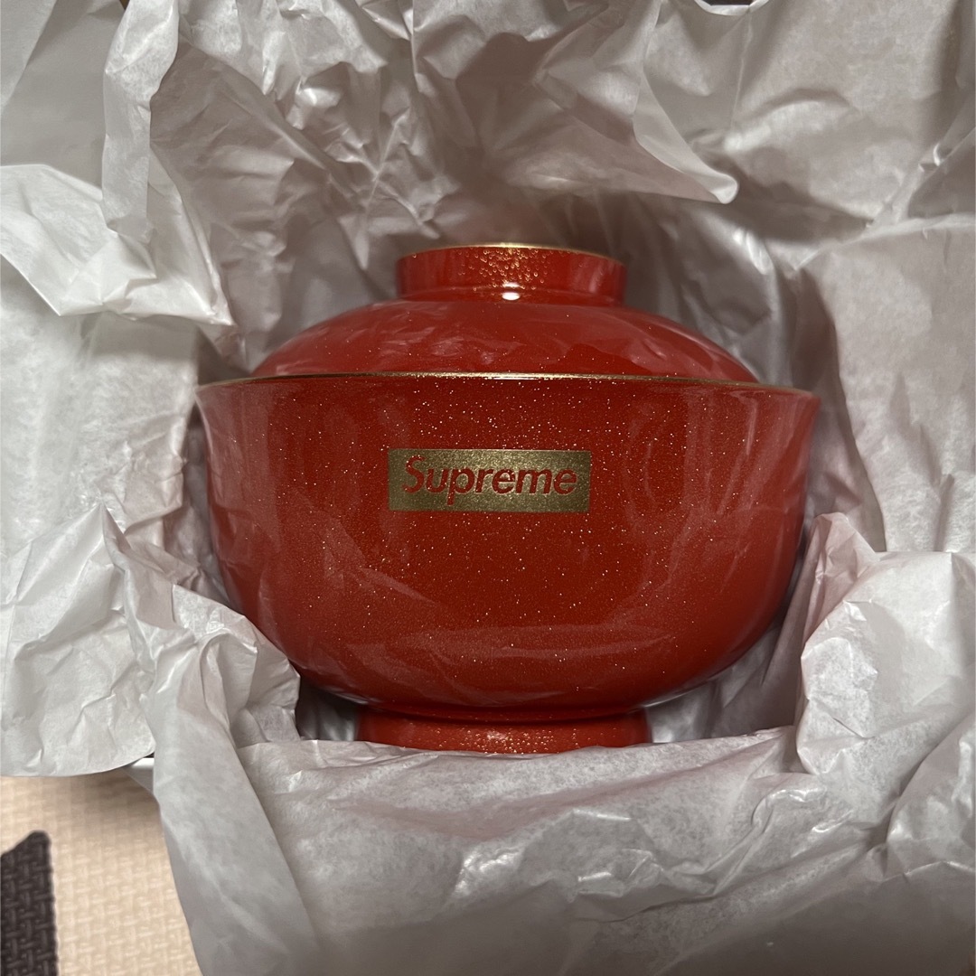 Supreme シュプリーム Zoni Glitter Bowl Red