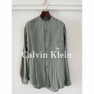 カルバンクライン(Calvin Klein)のCalvin Klein カルバンクライン　長袖シャツ　ワッペン　90s(シャツ)