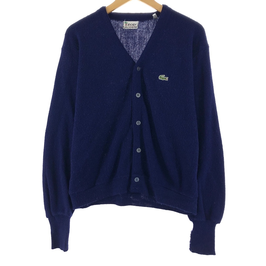 70年代 ラコステ LACOSTE IZOD アクリルニットカーディガン メンズL ヴィンテージ /eaa369926eaa369926取扱店