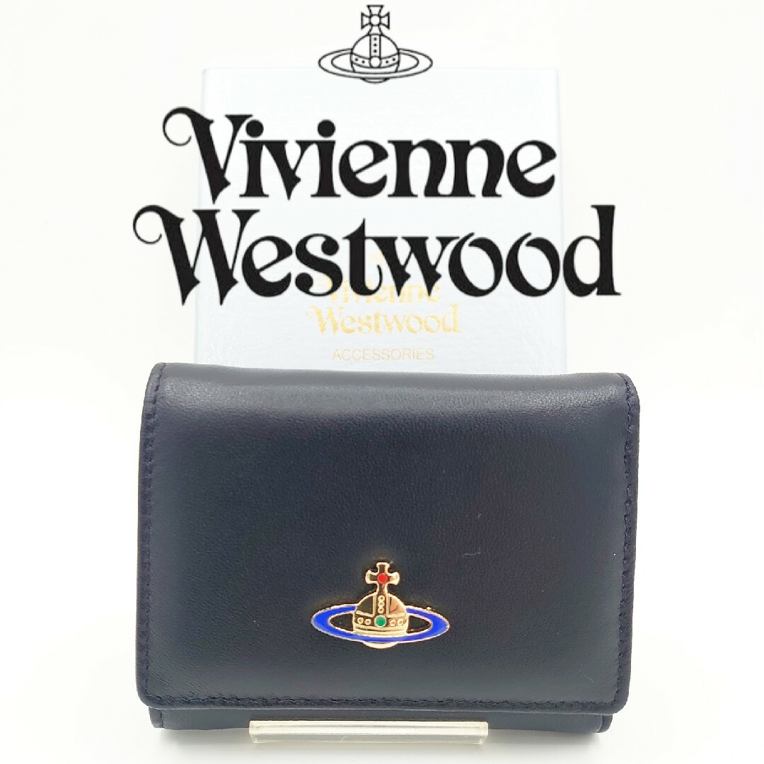 Vivienne Westwood 三つ折り財布 ブラック