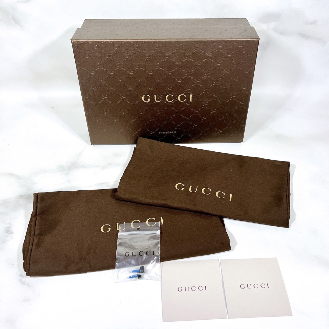 【新品未使用】GUCCI グッチ エナメル パンプス ブラック 22.5