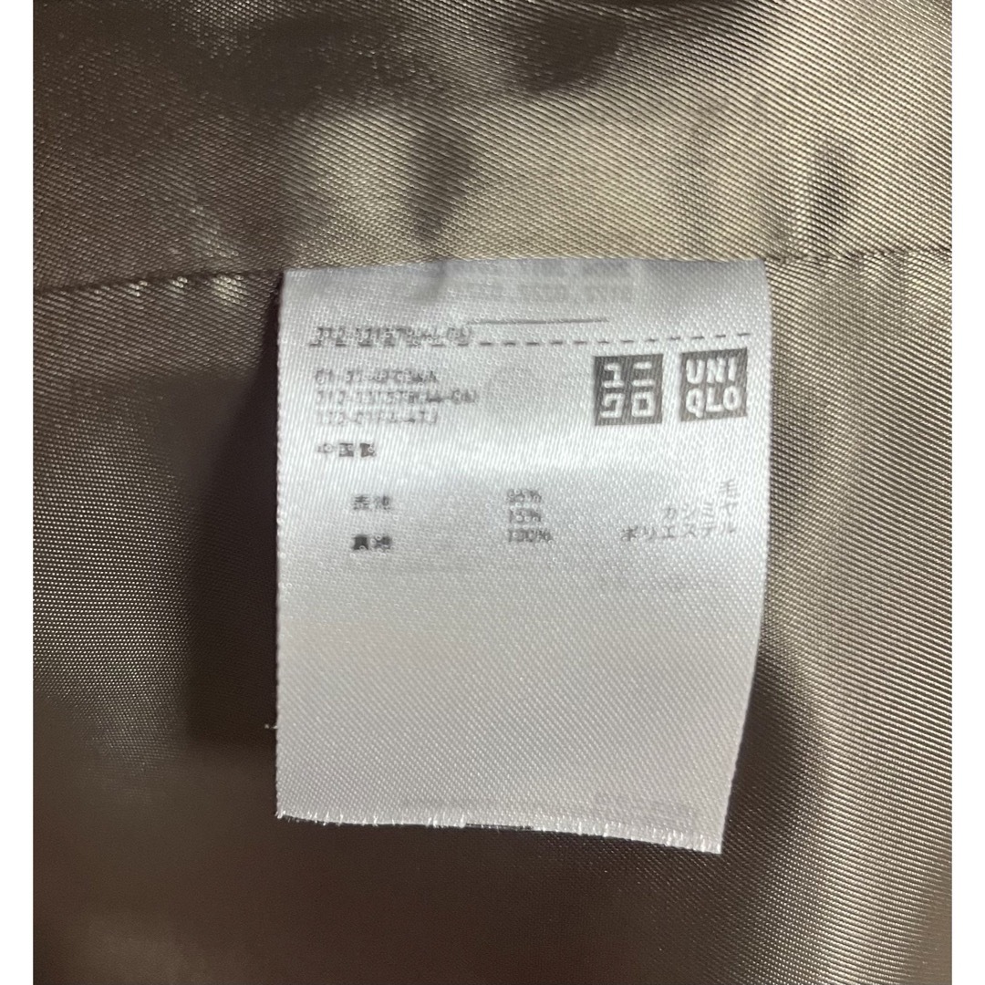 UNIQLO(ユニクロ)のウールカシミヤ入りチェスターコート　ユニクロ製品　サイズ　Ｌ メンズのジャケット/アウター(チェスターコート)の商品写真