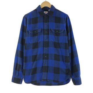 リーバイス(Levi's)の古着 リーバイス Levi's チェック柄 長袖 フランネルシャツ メンズS /eaa369702(シャツ)