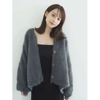 le.ema mohair touch relax cardiganの通販 by p's shop｜ラクマ