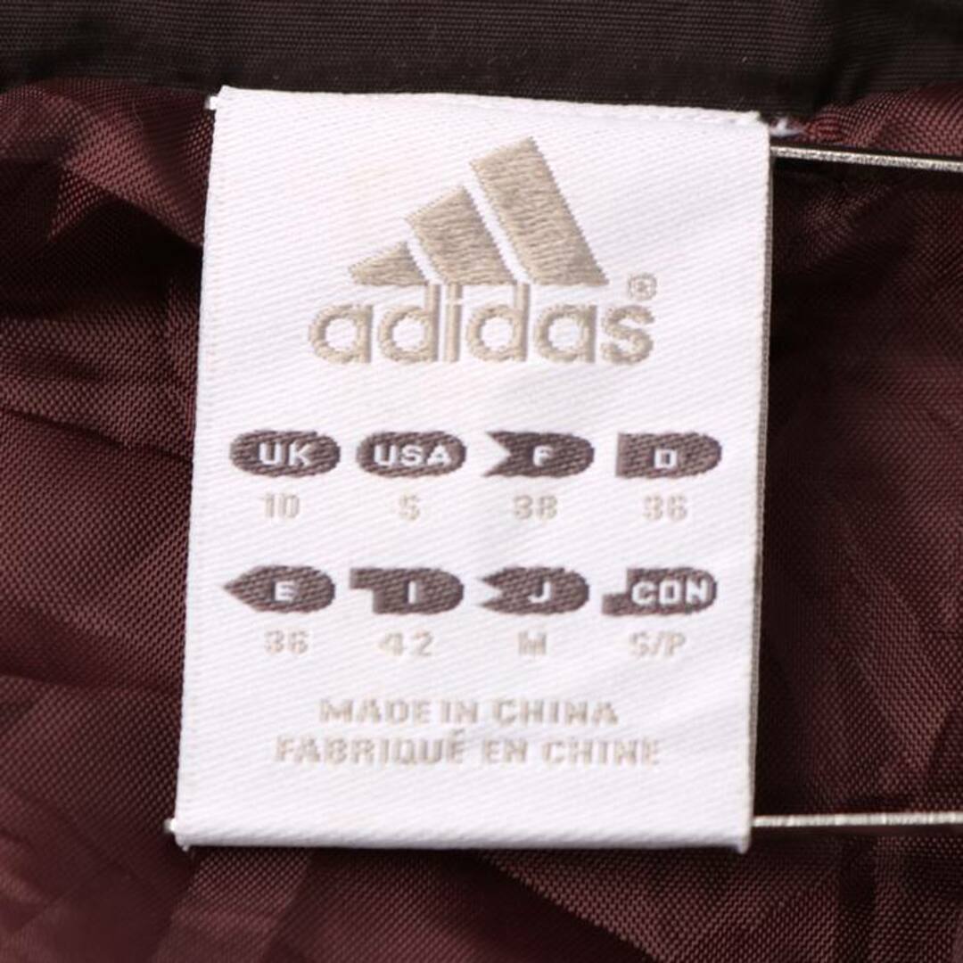 アディダス ブルゾン ジャケット コート キルティング 中綿 ロゴ 無地 アウター スポーツ レディース Mサイズ ブラウン adidas 2