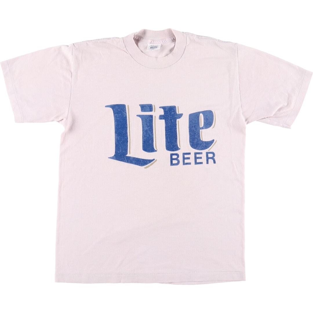 90年代 RIGHT IMAGE LITE BEER ライトビール アドバタイジングTシャツ USA製 レディースM ヴィンテージ /eaa371871