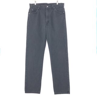 リーバイス(Levi's)の古着 90年代 リーバイス Levi's 505 REGULAR FIT STRAIGHT LEG ブラックデニム テーパードデニムパンツ メンズw36 ヴィンテージ /taa002133(デニム/ジーンズ)