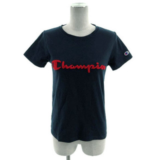 チャンピオン(Champion)のチャンピオン CHAMPION Ｔシャツ 半袖 パイル生地ロゴ 紺 赤 S(Tシャツ(半袖/袖なし))