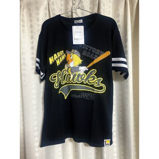 フクオカソフトバンクホークス(福岡ソフトバンクホークス)の【新品タグ付】ハリーホーク　tシャツ　L(応援グッズ)