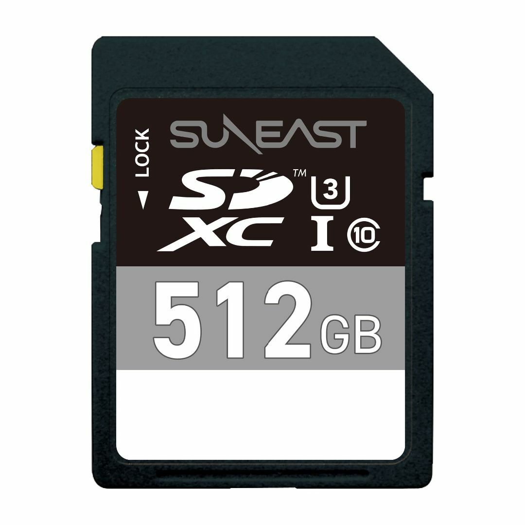 SUNEAST SDカード 512GB U3 V30 Class10 最大転送速