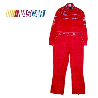 90年代、企業ロゴ刺繍 レーシングスーツ ツナギ NASCAR  A-1234(サロペット/オーバーオール)