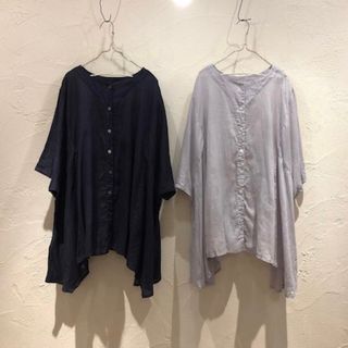 ネストローブ(nest Robe)のnest robe  ラミークリンクル 2way ブラウス(シャツ/ブラウス(半袖/袖なし))