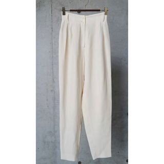 デプト(DEPT)の80s Trussardi highwaist cream pants(カジュアルパンツ)