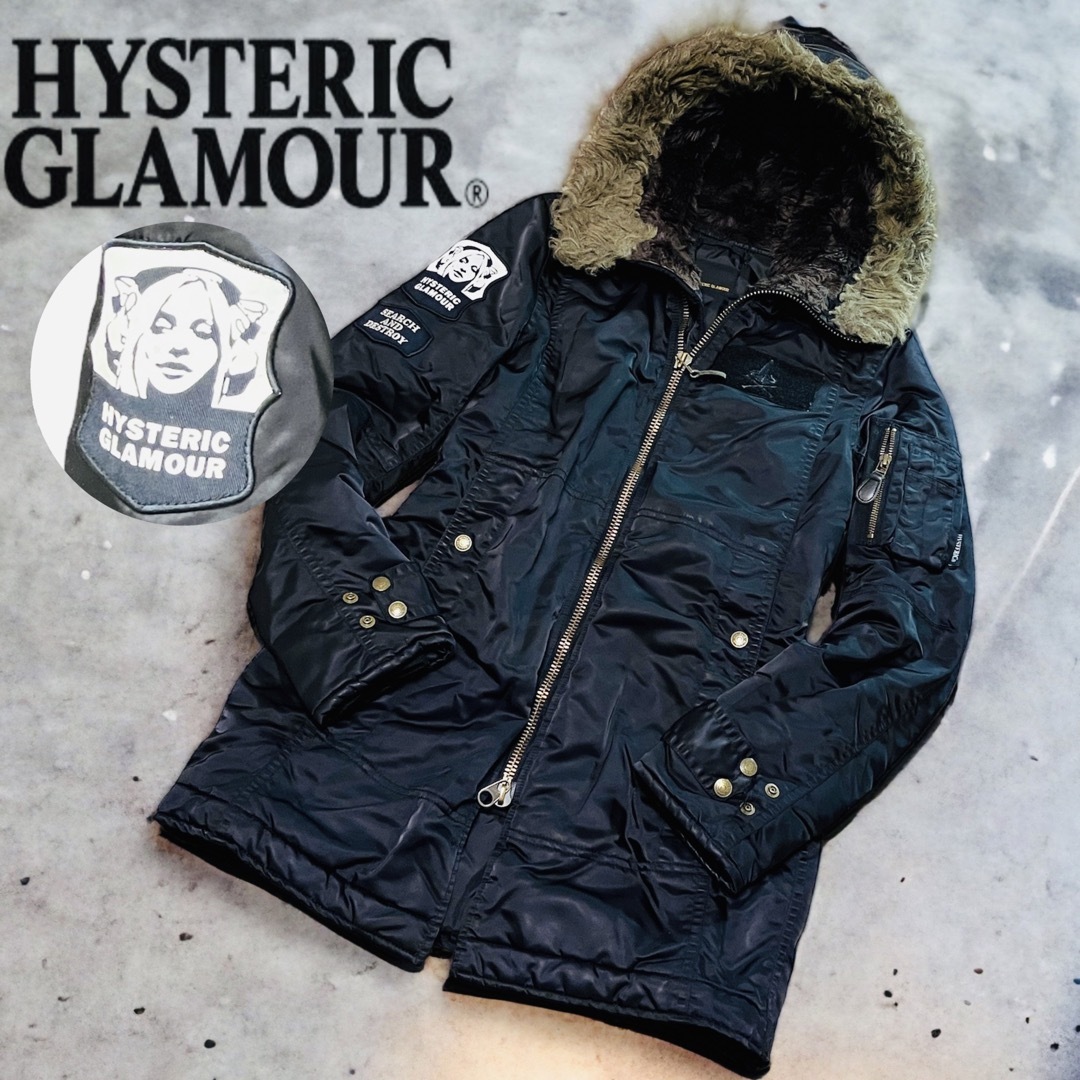 美品】 HYSTERIC GLAMOUR N-3B プリマロフトジャケット F-