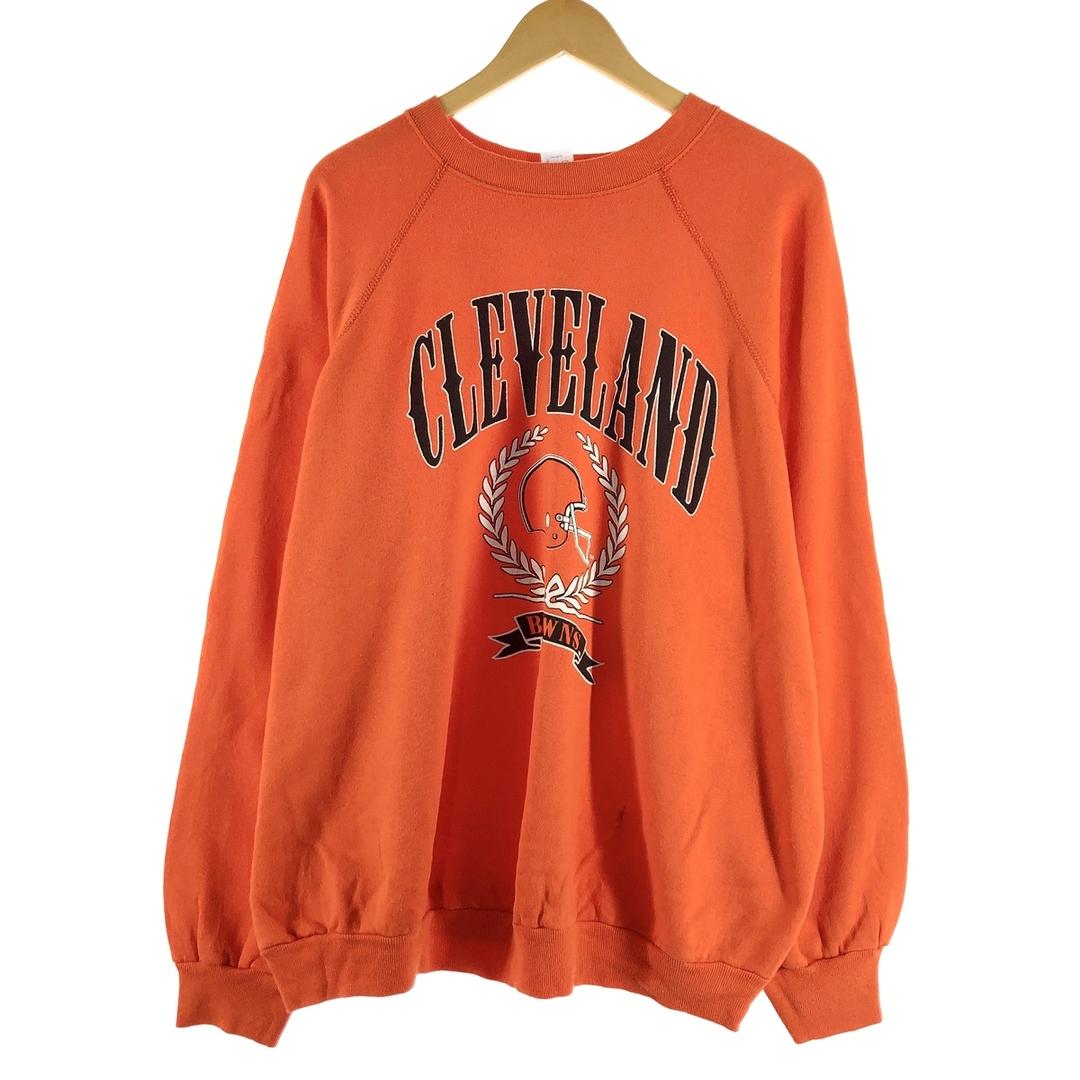 70年代~ ARTEX NFL CLEVELAND BROWNS クリーブランドブラウンズ スウェットシャツ トレーナー USA製 メンズXL /eaa371096