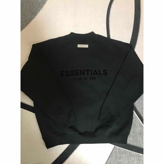 フィアオブゴッド(FEAR OF GOD)の最新作ESSENTIALS FOG クルーネック ブラック M(スウェット)