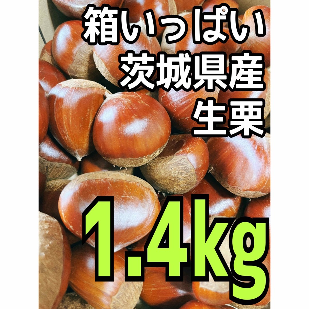 茨城県産 生栗 1.4kgの通販 by ふぉる's shop｜ラクマ