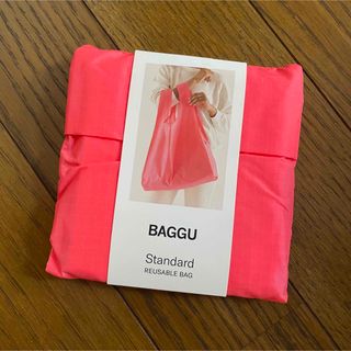 BAGGU STANDARD エコバック　ウォーター　メロン　ピンク　バグー(エコバッグ)