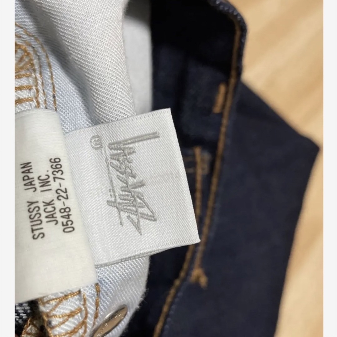 STUSSY(ステューシー)のSTUSSY ステューシー  デニム　ハーフパンツ　日本製 レディースのパンツ(デニム/ジーンズ)の商品写真