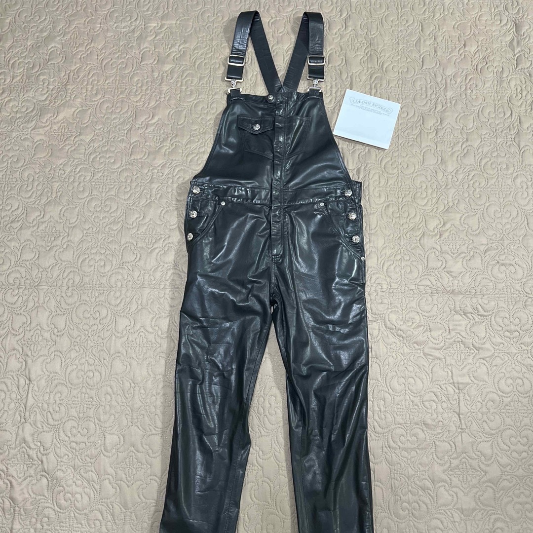 Chrome Hearts - 正規品 クロムハーツ レザー サロペット