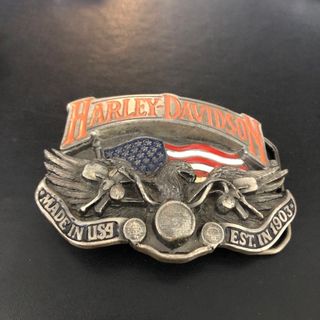 Harley Davidson⭐︎バックル⭐︎ベルト⭐︎ビンテージ⭐︎レア