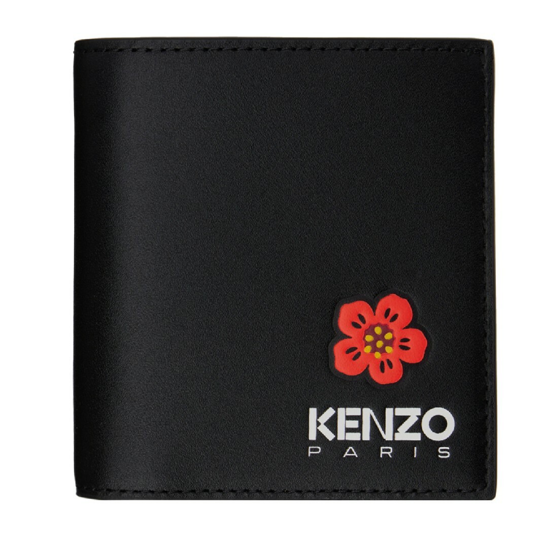 KENZO ケンゾー 折り財布 ブラック レザー | hartwellspremium.com